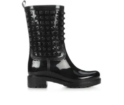 Boots & Booties>Capelli New York Women's Siny Studded Rain Boots
