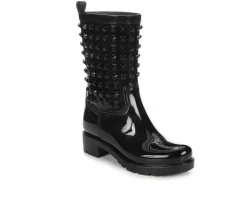 Boots & Booties>Capelli New York Women's Siny Studded Rain Boots