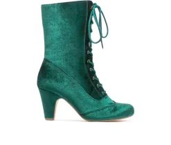 Lace Up|Dress>Chelsea Crew Women's Claire Lace Up Mid Calf Booties