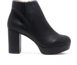 Dress>Chelsea Crew Women's Disco Platform Heeled Booties
