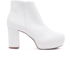 Dress>Chelsea Crew Women's Disco Platform Heeled Booties