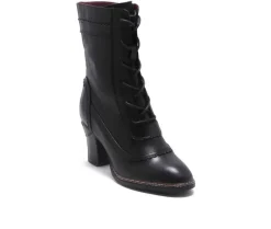 Lace Up|Dress>Chelsea Crew Women's Glimpse Mid Calf Lace Up Heeled Boots