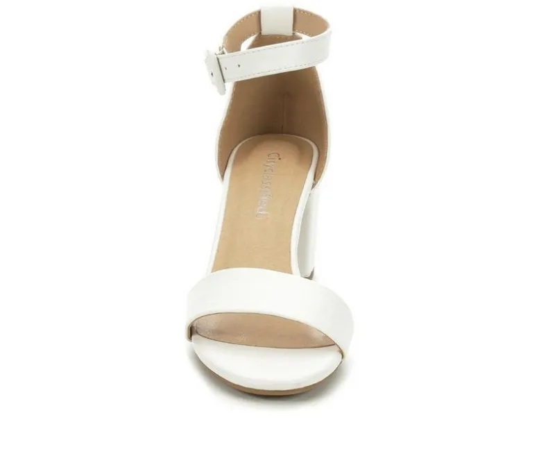 Sandals|Pumps & Heels>City Classified Women's Cake Block-Heeled Sandals