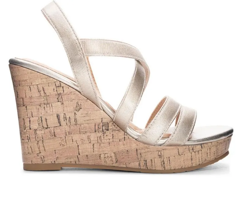 Pumps & Heels>CL By Laundry Women's Bijous Wedge Sandals