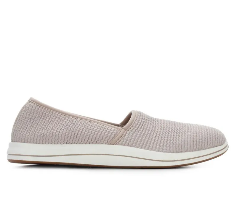 Boat Shoes & Slip-Ons|Flats>Clarks Women's Breeze Stretch Slip-On Shoes