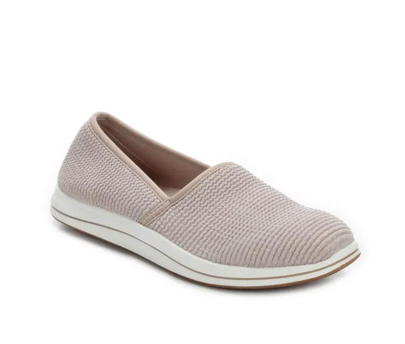 Boat Shoes & Slip-Ons|Flats>Clarks Women's Breeze Stretch Slip-On Shoes