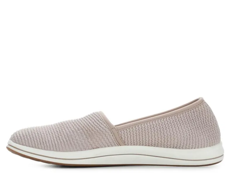 Boat Shoes & Slip-Ons|Flats>Clarks Women's Breeze Stretch Slip-On Shoes
