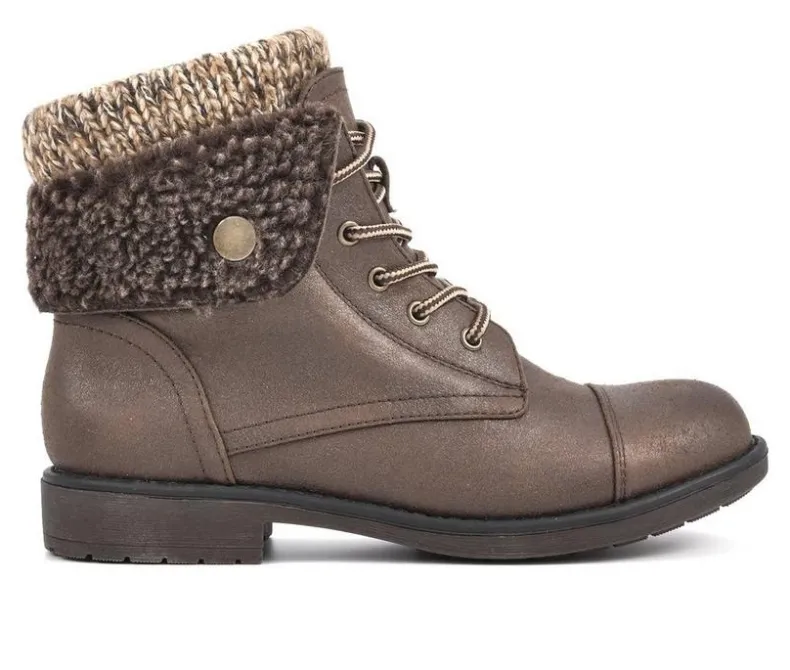 Lace Up>Cliffs by White Mountain Women's Duena Booties
