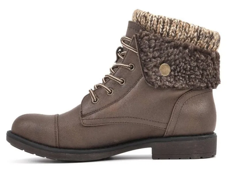 Lace Up>Cliffs by White Mountain Women's Duena Booties