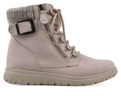 Lace Up>Cliffs by White Mountain Women's Hearten Lace Up Booties