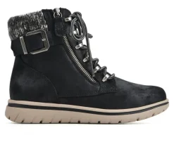 Lace Up|Boots & Booties>Cliffs by White Mountain Women's Hearten Lace Up Booties