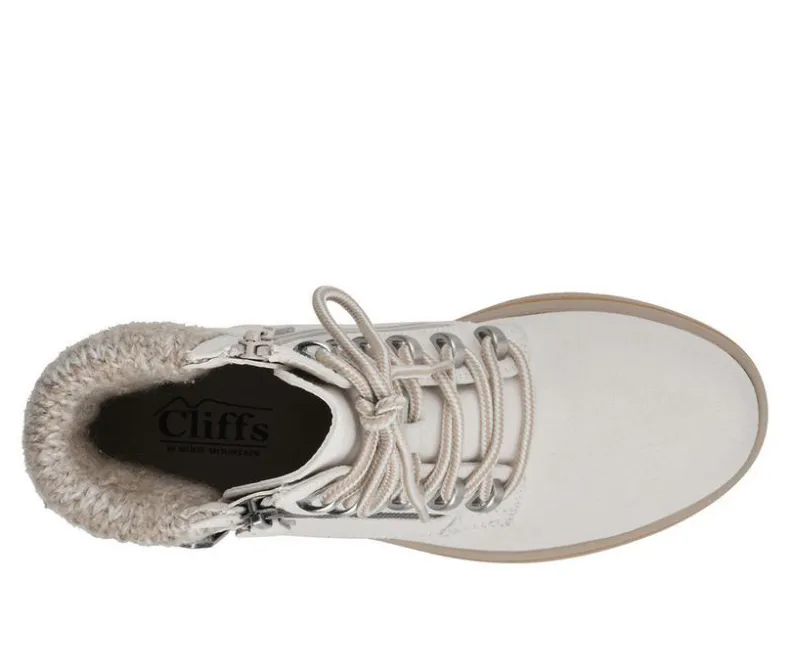 Lace Up>Cliffs by White Mountain Women's Hearten Lace Up Booties