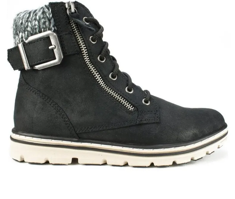 Lace Up>Cliffs by White Mountain Women's Kelsie Lace-Up Booties