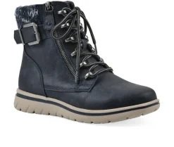 Lace Up>Cliffs by White Mountain Women's Hearten Lace Up Booties