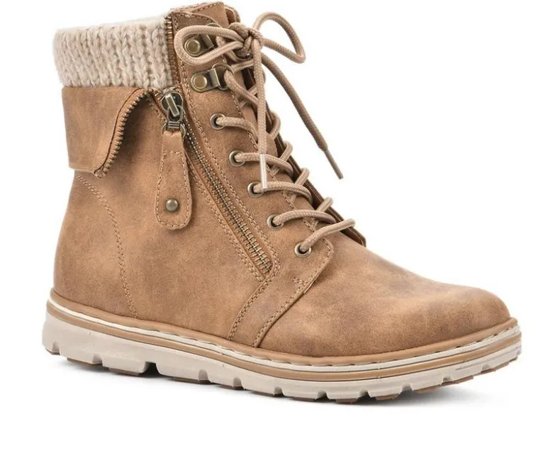 Lace Up>Cliffs by White Mountain Women's Kaylee Booties