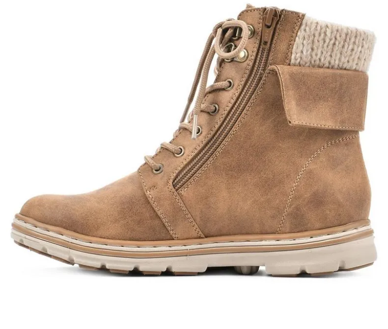 Lace Up>Cliffs by White Mountain Women's Kaylee Booties