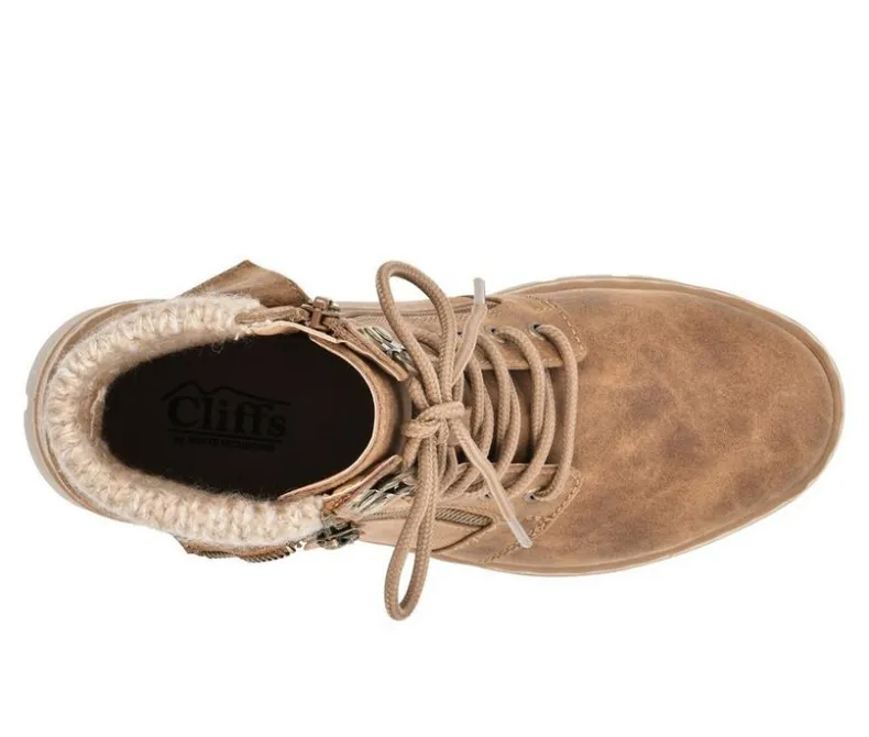Lace Up>Cliffs by White Mountain Women's Kaylee Booties