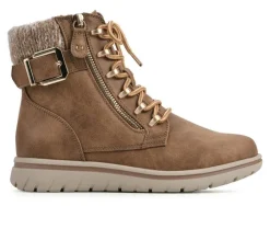 Lace Up>Cliffs by White Mountain Women's Hearten Lace Up Booties