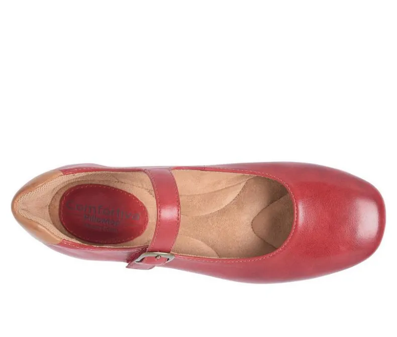 Flats>Comfortiva Women's Kaylee Slip Resistant Mary Jane Flats