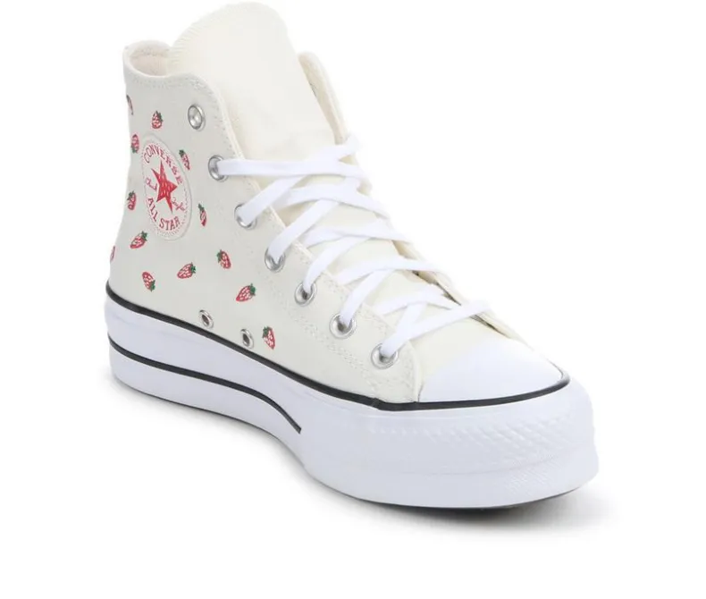 Platform|High Top>Converse Women's Chuck Taylor All Star Lift Hi Strawberry Sneakers