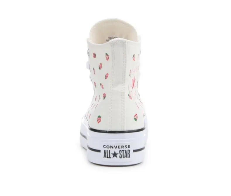Platform|High Top>Converse Women's Chuck Taylor All Star Lift Hi Strawberry Sneakers