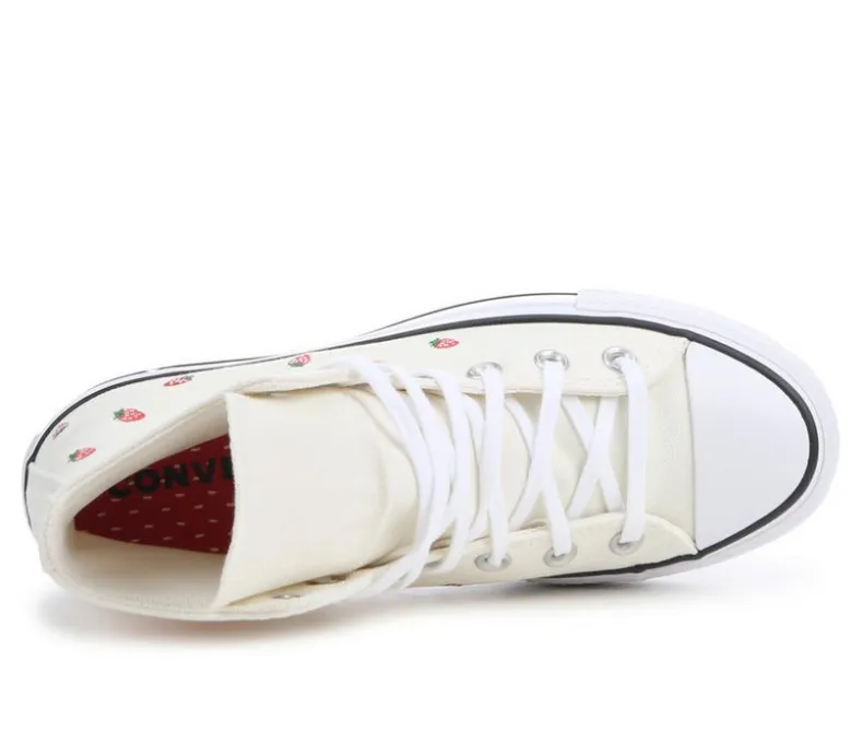 Platform|High Top>Converse Women's Chuck Taylor All Star Lift Hi Strawberry Sneakers