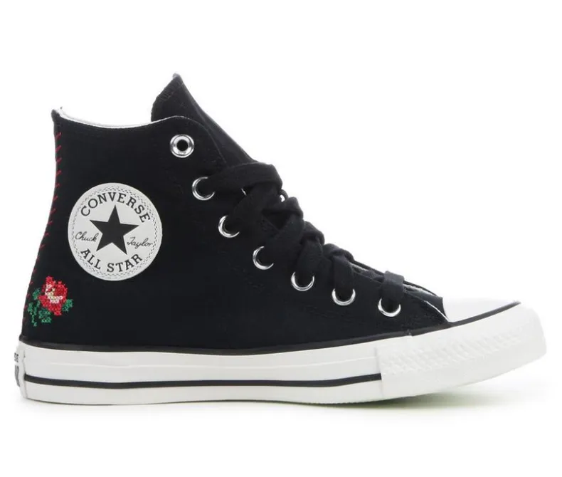 High Top|Athletics & Sneakers>Converse Women's Chuck Taylor All Star Lift Hi Floral Sneakers