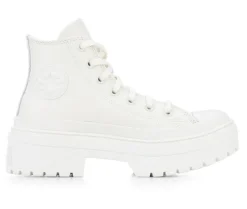 Platform|High Top>Converse Women's Chuck Taylor All Star Lugged Heel Lthr Sneakers