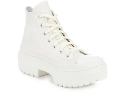 Platform|High Top>Converse Women's Chuck Taylor All Star Lugged Heel Lthr Sneakers