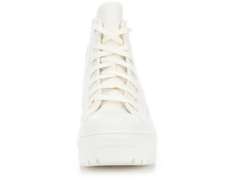 Platform|High Top>Converse Women's Chuck Taylor All Star Lugged Heel Lthr Sneakers