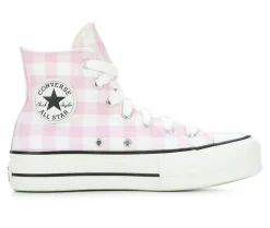 Platform|High Top>Converse Women's Chuck Taylor All Star Gingham High-Top Sneakers