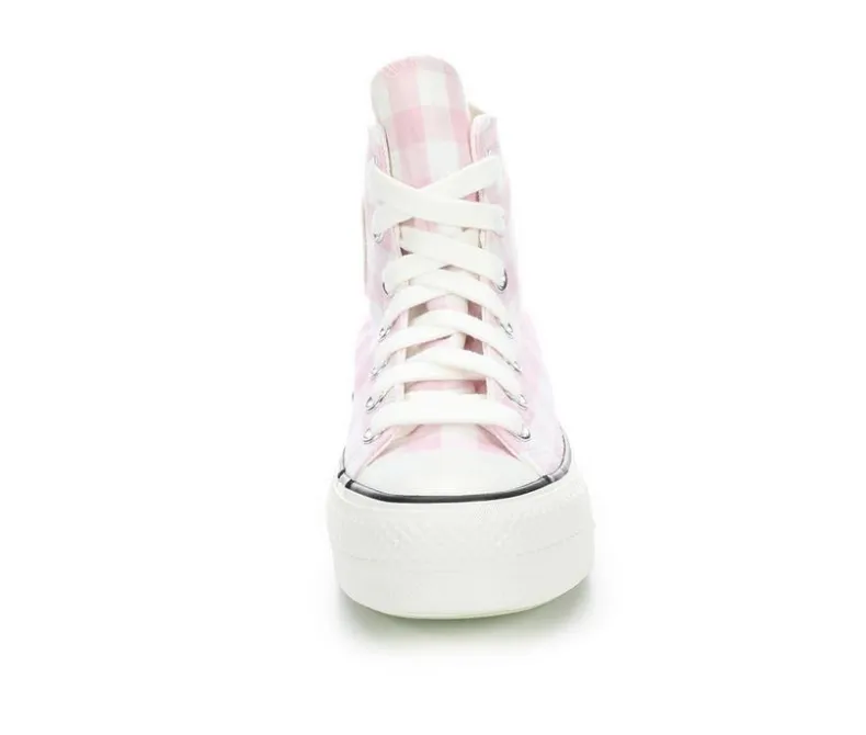 Platform|High Top>Converse Women's Chuck Taylor All Star Gingham High-Top Sneakers