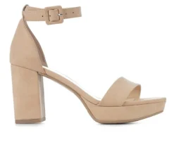 Pumps & Heels|Sandals>Delicious Women's Century Block-Heel Sandals