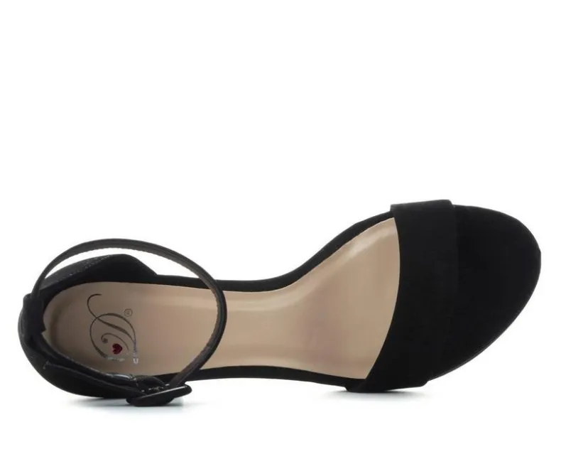 Sandals|Pumps & Heels>Delicious Women's Century Block-Heel Sandals