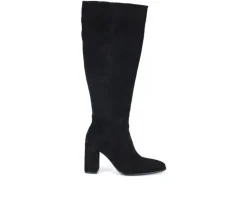 Tall>DIBA TRUE Women's Text Back Knee High Boots