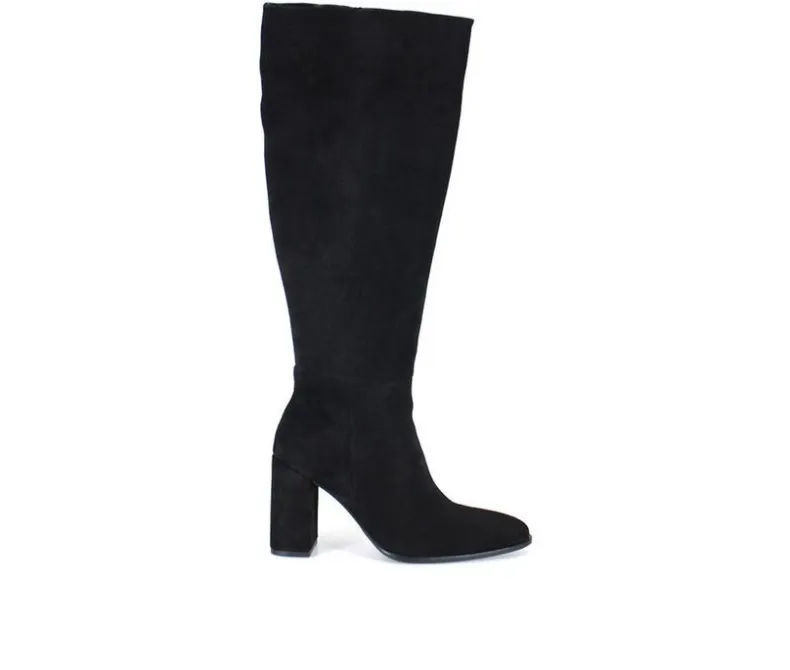 Tall>DIBA TRUE Women's Text Back Knee High Boots