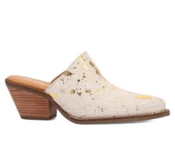 Pumps & Heels|Clogs & Mules>Dingo Boot Women's Cash Cow Heeled Mules