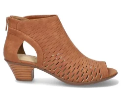 Pumps & Heels>Easy Street Women's Sunrise Heeled Peep Toe Booties