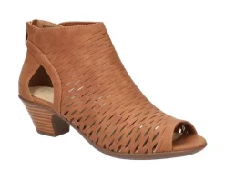 Pumps & Heels>Easy Street Women's Sunrise Heeled Peep Toe Booties