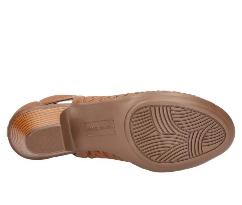 Pumps & Heels>Easy Street Women's Sunrise Heeled Peep Toe Booties