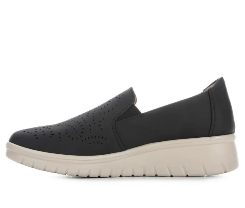 Pumps & Heels|Boat Shoes & Slip-Ons>Easy Street Women's Ying Ying Slip-On Wedge Shoes