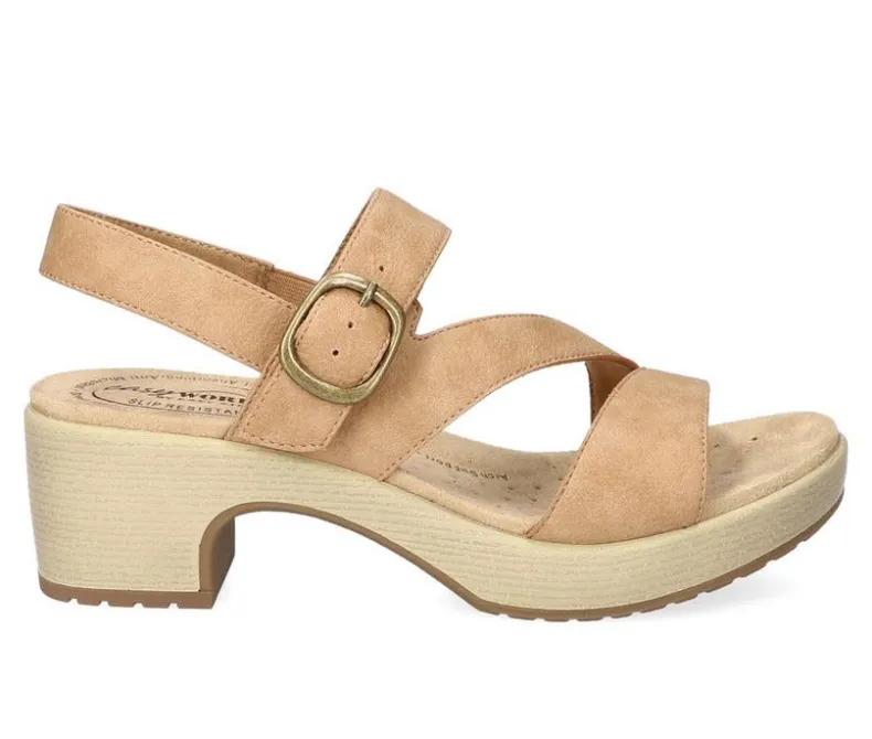 Pumps & Heels>Easy Works by Easy Street Women's Marnina Slingback Sandals