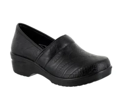 Clogs & Mules>Easy Works by Easy Street Women's Lyndee Black Tool Safety Shoes