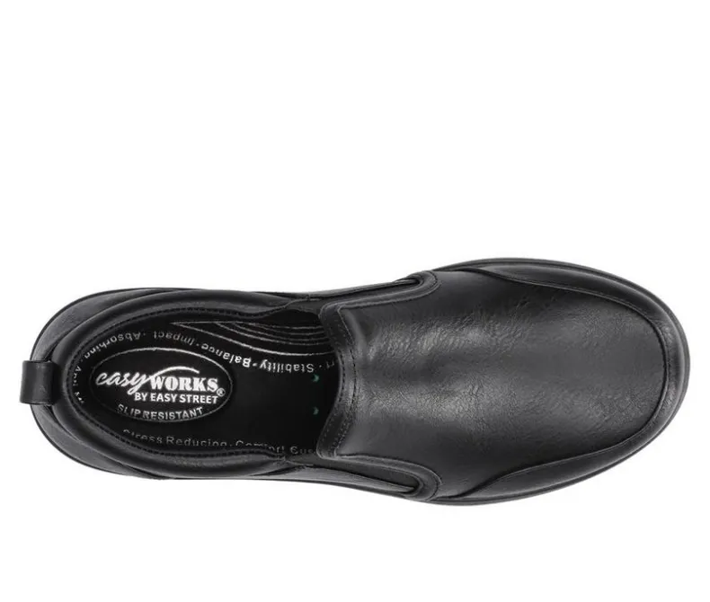 Loafers & Oxfords>Easy Works by Easy Street Women's Garland Slip Resistant Shoes