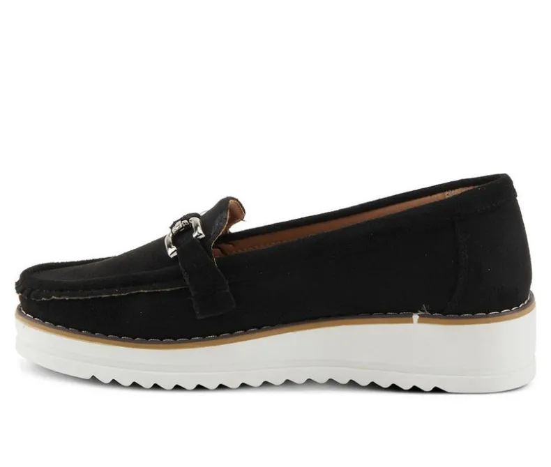 Loafers & Oxfords>Flexus Women's Canton Wedge Loafers