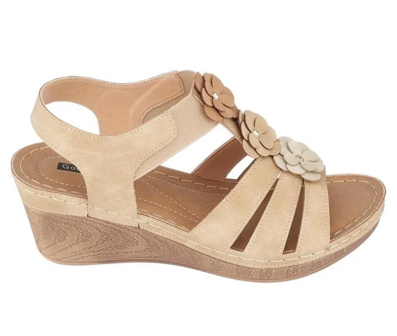 Sandals|Pumps & Heels>GC Shoes Women's Beck Wedge Sandals