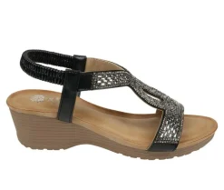 Pumps & Heels>GC Shoes Women's Celestia Wedge Sandals