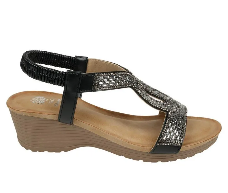 Pumps & Heels>GC Shoes Women's Celestia Wedge Sandals