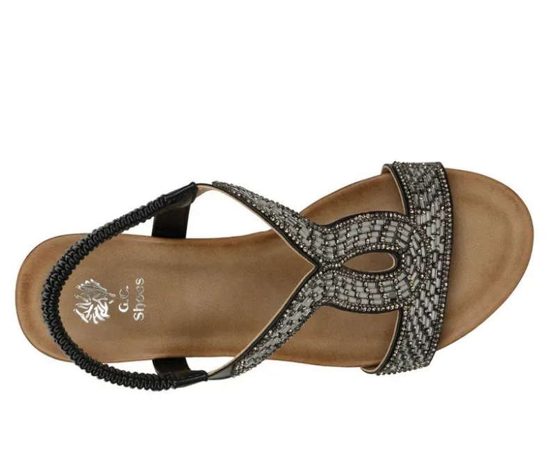 Pumps & Heels>GC Shoes Women's Celestia Wedge Sandals