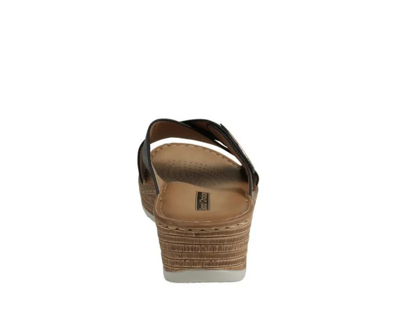 Pumps & Heels>GC Shoes Women's Demi Wedge Sandals